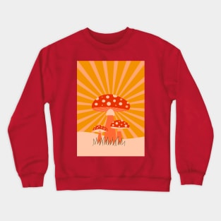 Three toadstools Crewneck Sweatshirt